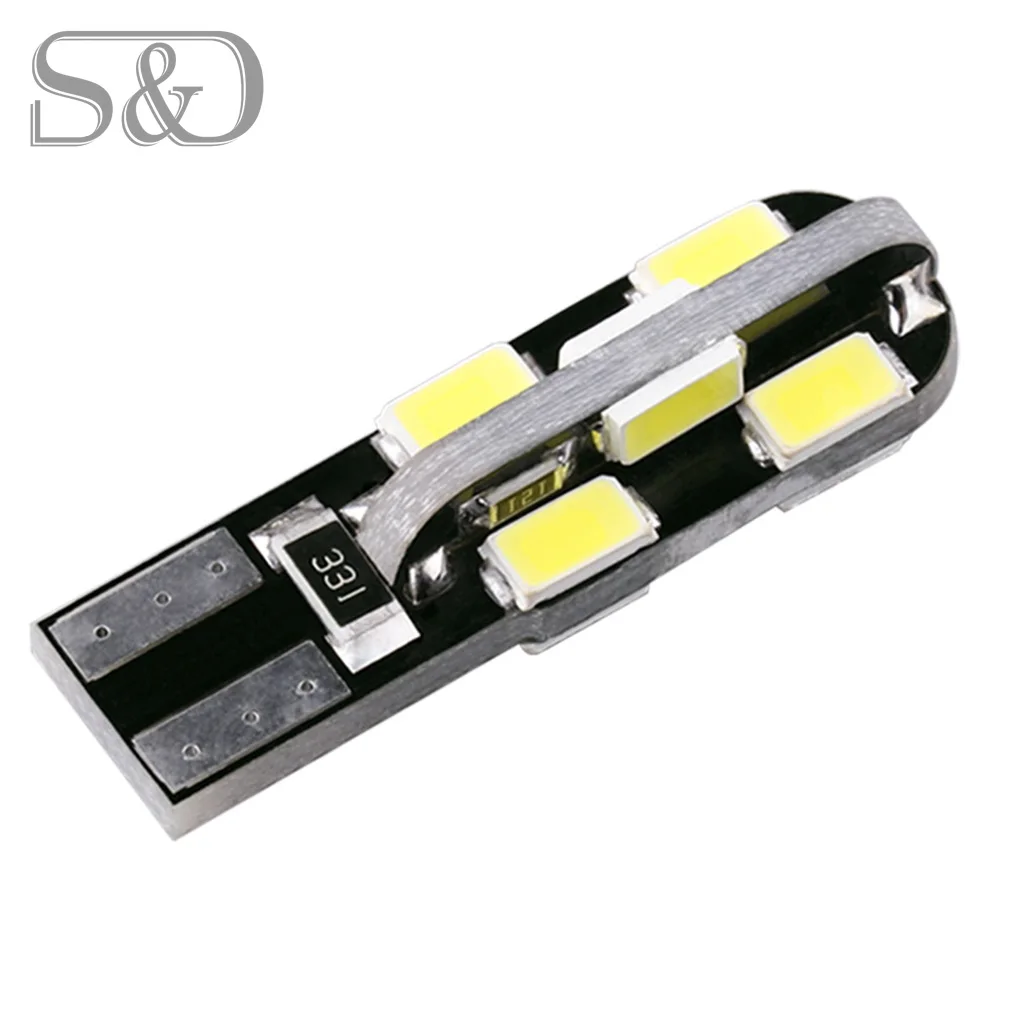 Canbus No Error T10 168 194 2825 W5W 12 LED 5630 SMD Bulb led car Light White t10 canbus car light source 12V 6000W источник света для авто eco fri led 10 t10 5050 smd 5 canbus w5w 194 168 2825