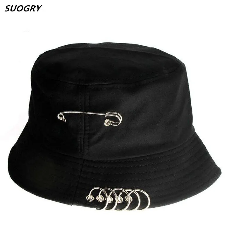 Women Ring Bucket Hats Men's Hip Hop Bucket Caps Fisherman Hat Gorro