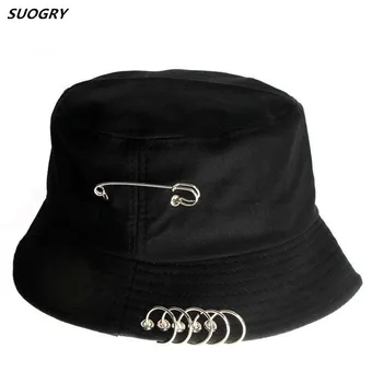 

Women Ring Bucket Hats Men's Hip Hop Bucket Caps Fisherman Hat Gorro Pescador