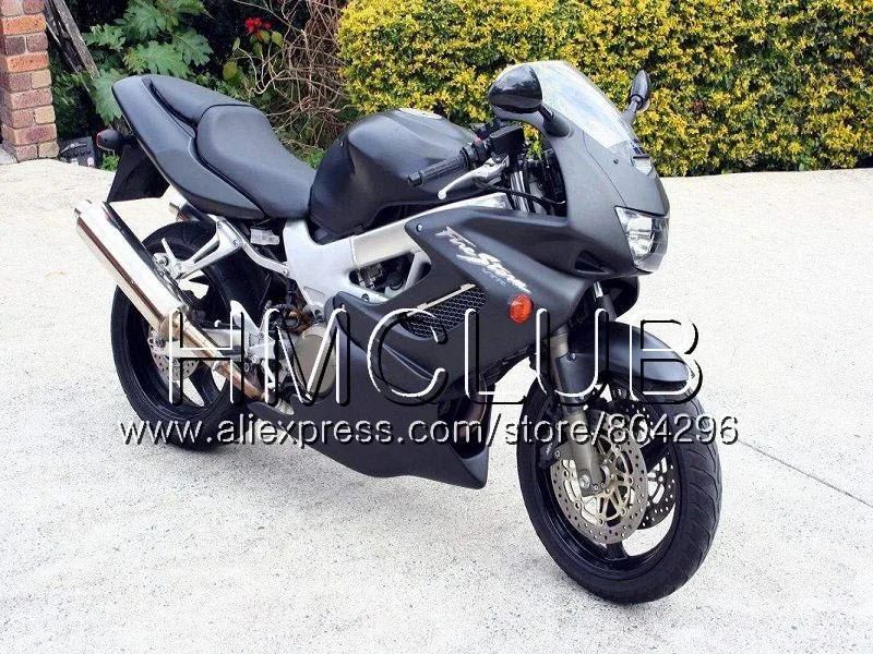 Корпус для HONDA SuperHawk VTR1000F красный белый 97 02 03 04 05 77HM14 VTR 1000 F 1000F VTR1000 F 1997 2002 2003 2004 2005 обтекатель - Цвет: No. 18 Matte black