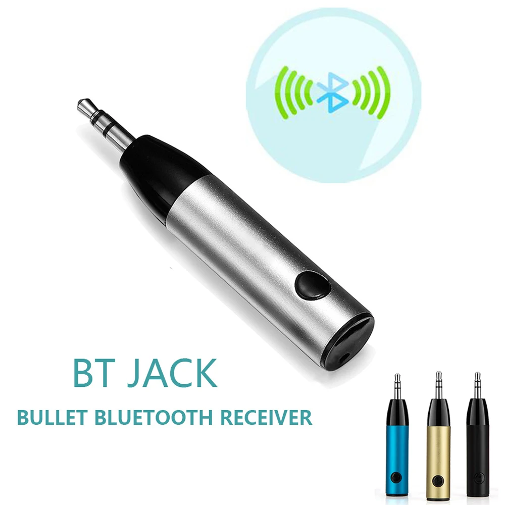 Мини Музыка Беспроводной приемник 3.5 мм адаптер aux аудио стерео Bluetooth гарнитура