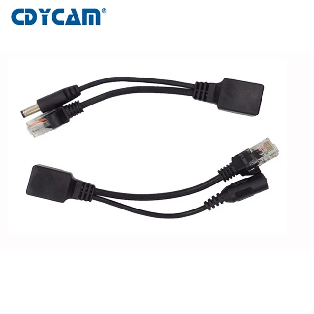 

POE Splitter & POE Injector RJ45 To Power Input / Output Synthesizer Separator Combiner POE Adapter Switch Cable For CCTV System