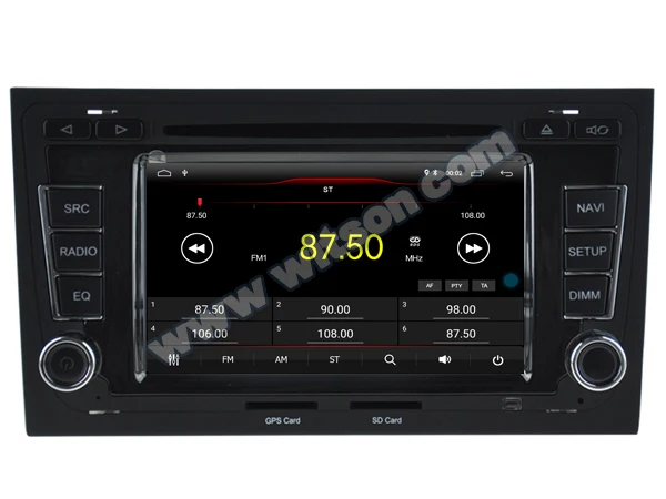Best 6.2" Android 8.1 Oreo OS Car DVD Multimedia GPS Radio for Audi A4 / S4 / RS4 2002-2008 with Car Play / Android Auto Support 3