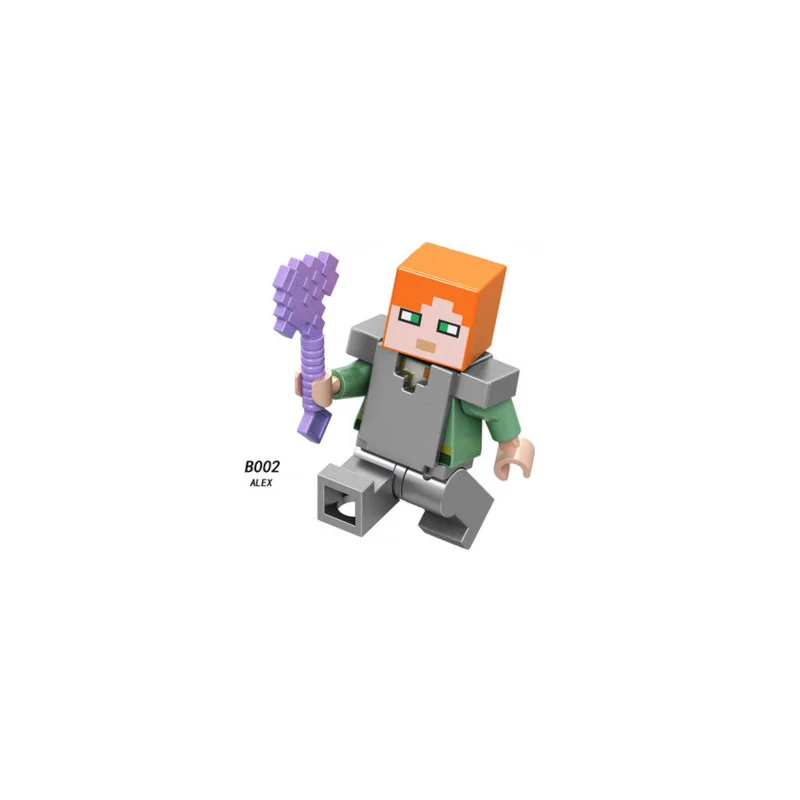 Single Minecrafted Building Blocks Zombie Baby Bat Chicken Rabbit Pig Wolf Farm Animal Figure Bricks Toys gift Compatible Legoed Single Minecrafted Building Blocks Zombie Baby Bat Chicken Rabbit Pig Wolf Farm Animal Figure Bricks Toys gift Compatible Legoed