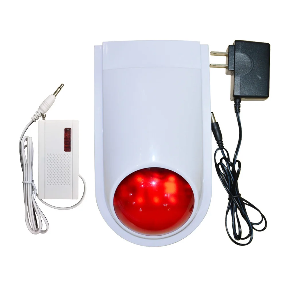 433 МГц беспроводная домашняя система охранной сигнализации PIR датчик движения дверной контакт ЖК-панель GSM сигнализация домашняя сирена - Цвет: wireless siren