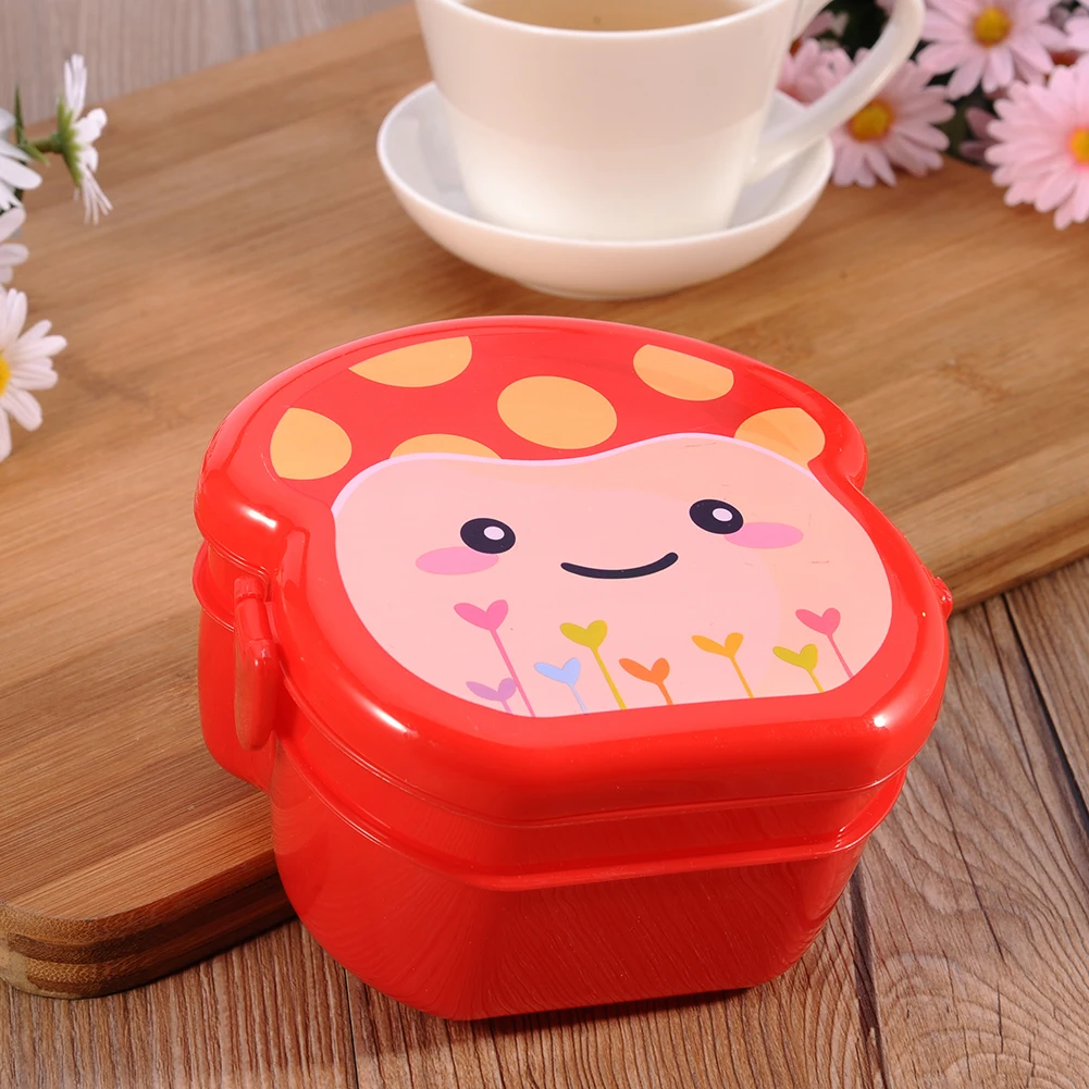 Милый Ланч-бокс герметичный Bento box Портативный школьный контейнер для еды для детей для пикника на открытом воздухе кемпинга