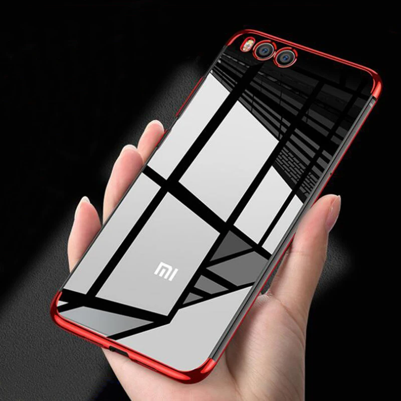 

Transparent Plating Case for Xiaomi 5X 6 6X 7 8 8SE Mix 2 2S Redmi 4X 4A 5 5A 5 Plus Note 4 4X 5A 5 Pro electroplate Mi 8 case