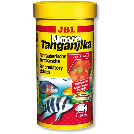 JBL predatory Lake Malawi and Tanganyika cichlids flakes float on water tropical fish food aquarium small feed | Дом и сад