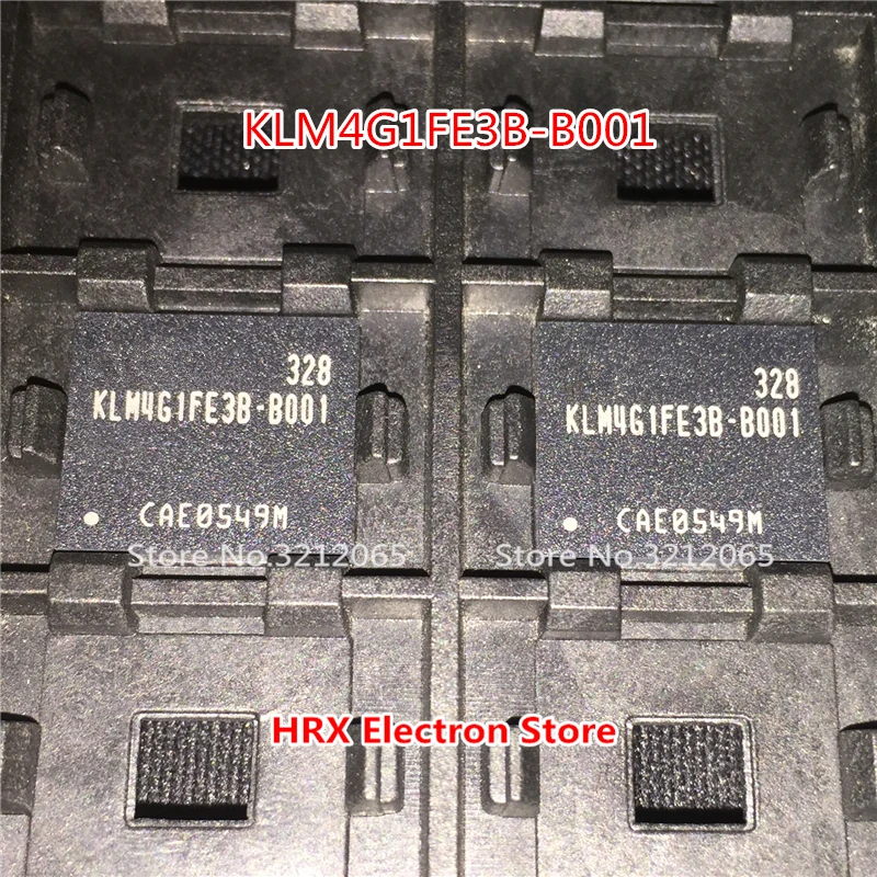  100% New Original KLM4G1FE3B-B001 4GB BGA EMMC KLM4G1FE3B B001 (1-10piece )