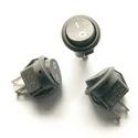KCD1-2 On-Off 3A 250V 6A 125V 2 pins black