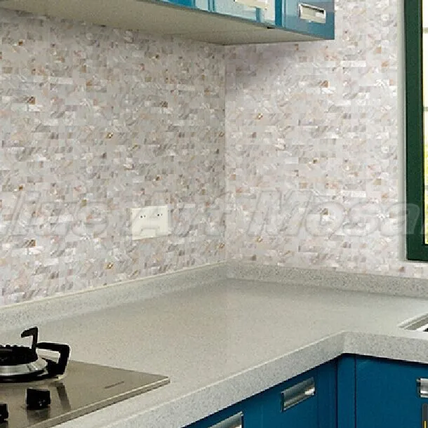 

[Mius Art Mosaic] Seamless Natural shell art mosaic tile for backsplash tile E1SMA02C