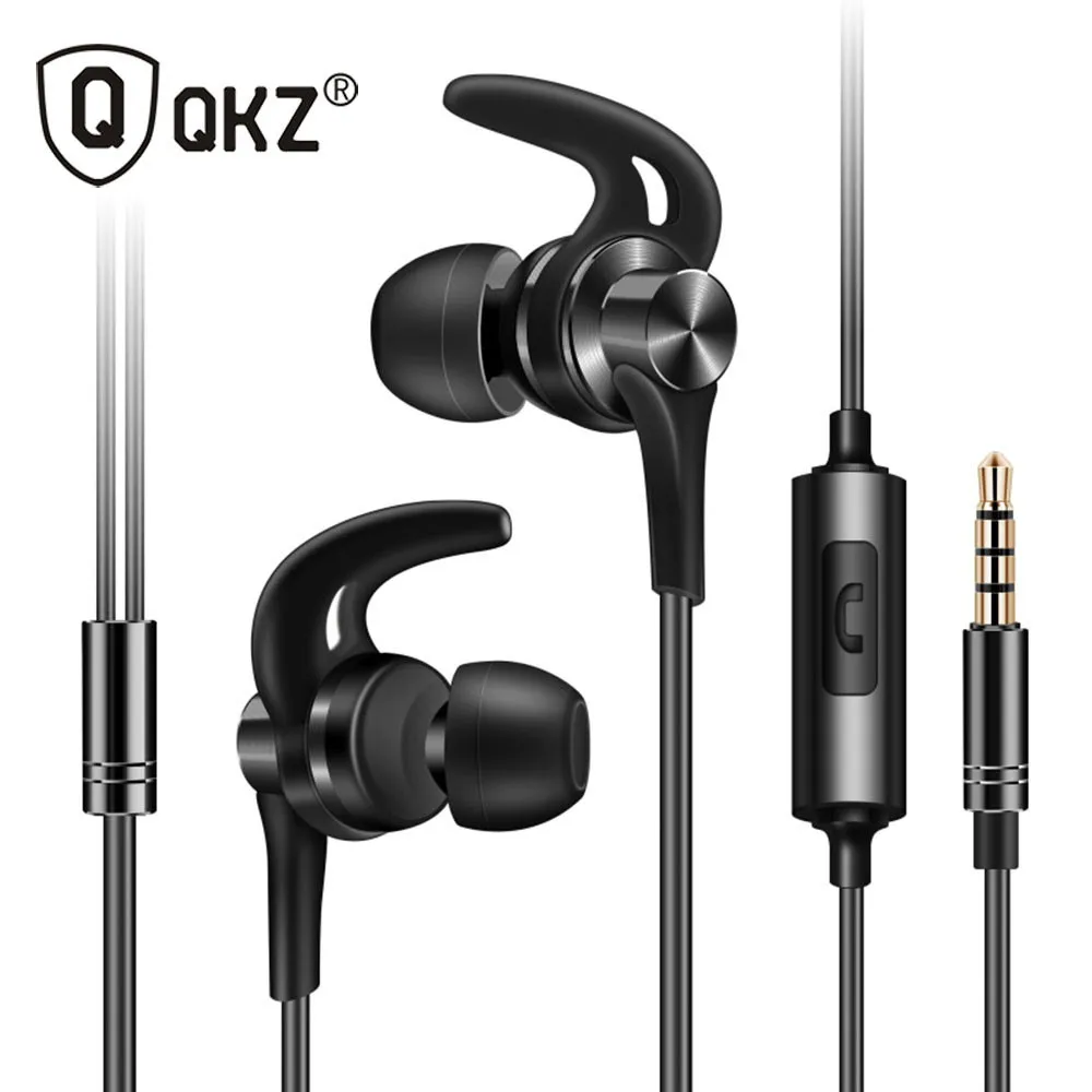 Микрофон QKZ DT1 цинковый сплав Hi-Fi наушники-вкладыши металлические наушники для
