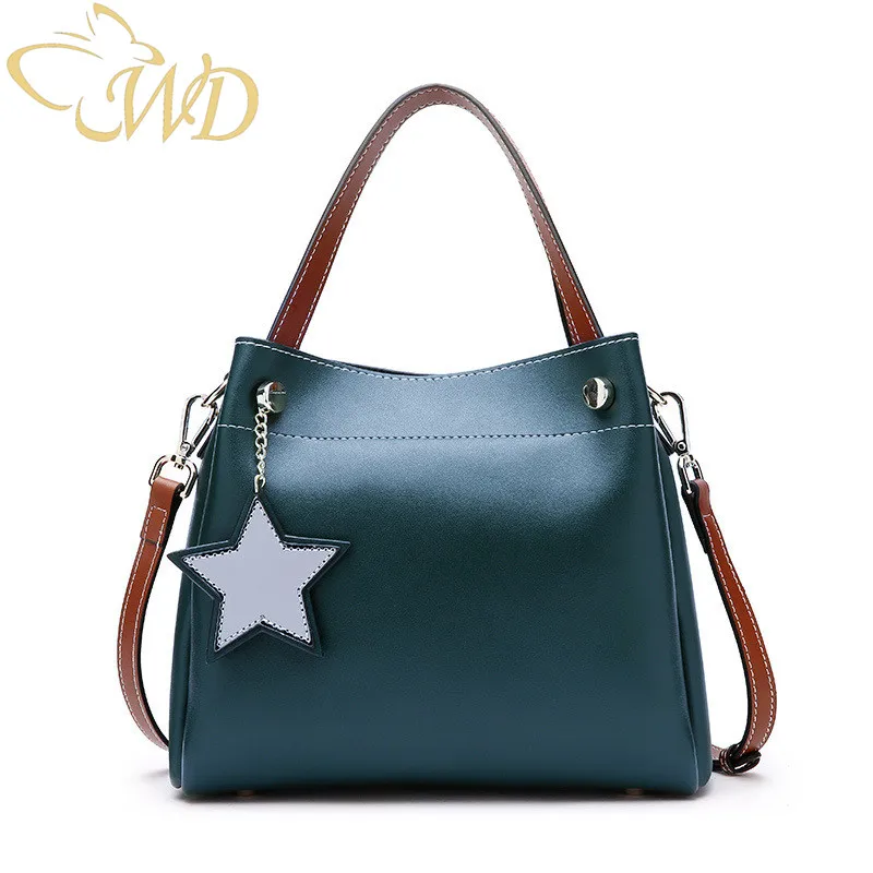 

WDbag New Fashion Shoulder Bags For Women 2019 Hot Sale Women Leather Handbags Luxury Bucket Bag for Lady