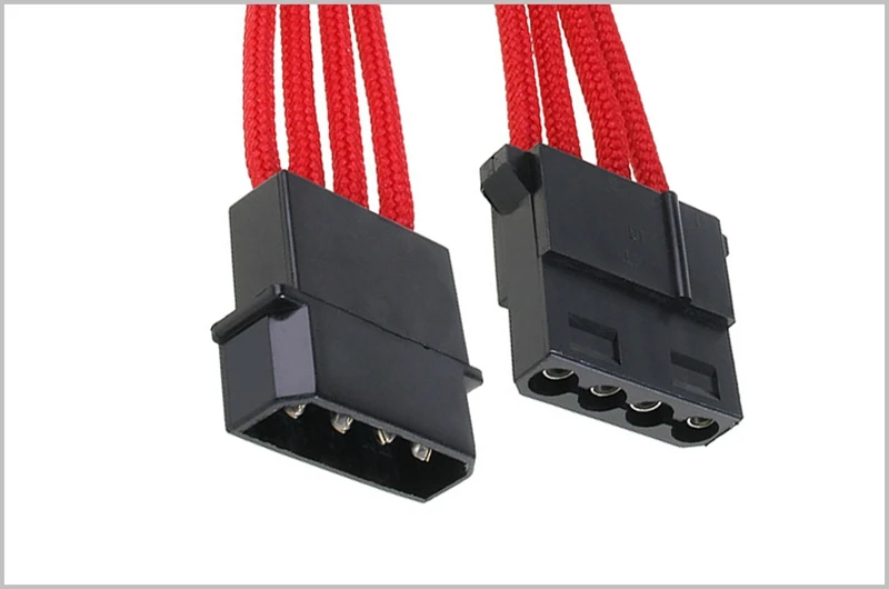Molex Extension Cable-Red-1