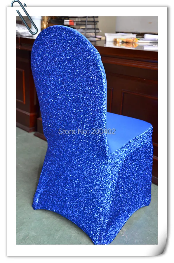 free shipping 100 PCS royal blue Stretch Polyester Spandex Wedding