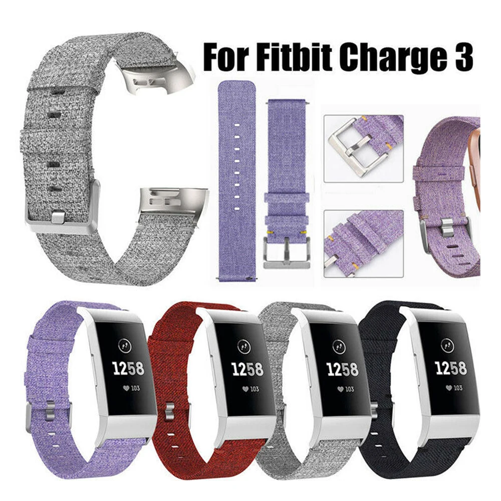 

New Replacement Watch strap For Fitbit Charge 3 nylon Watch Band Watchband Accessories for charge3 Watch Strap