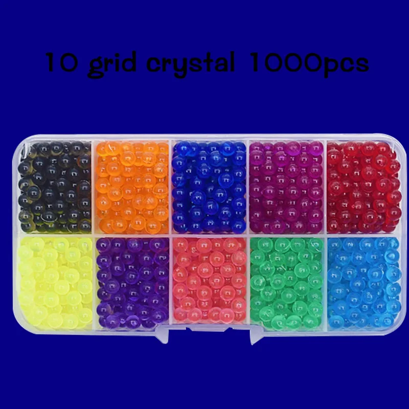 6000pcs DIY Magic Beads Animal Molds Hand Making 3D Puzzle Kids Educational beads Toys for Children Spell Replenish 18
