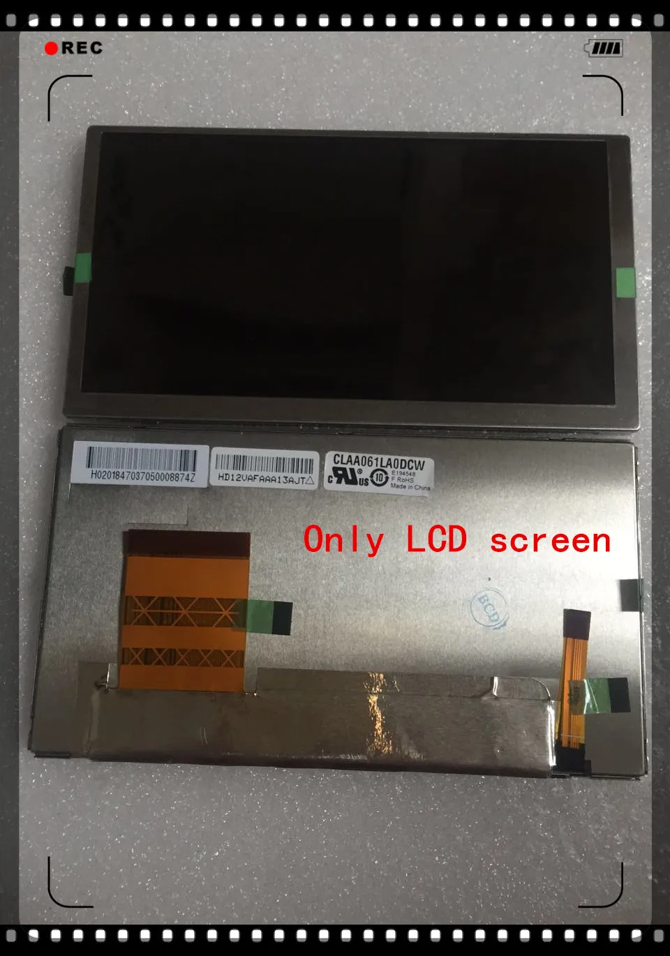 High quality original new CPT 6.1inch CLAA061LA0DCW  Car Navigation Display LCD Screen Touch screen