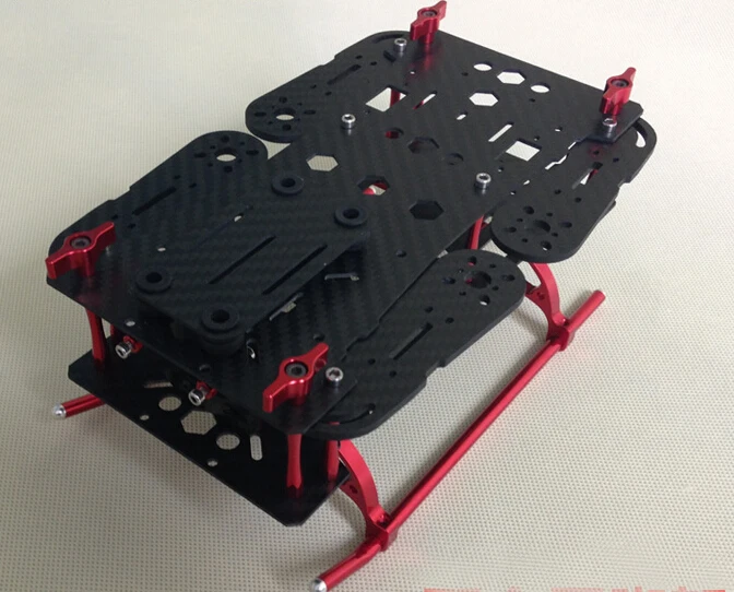 UAV Accessories LingFei QAV250 250mm 4-Axis Mixed Carbon Fiber CF Quadcopter Frame with Landing Gear for FPV(Arm thickness: 3mm)