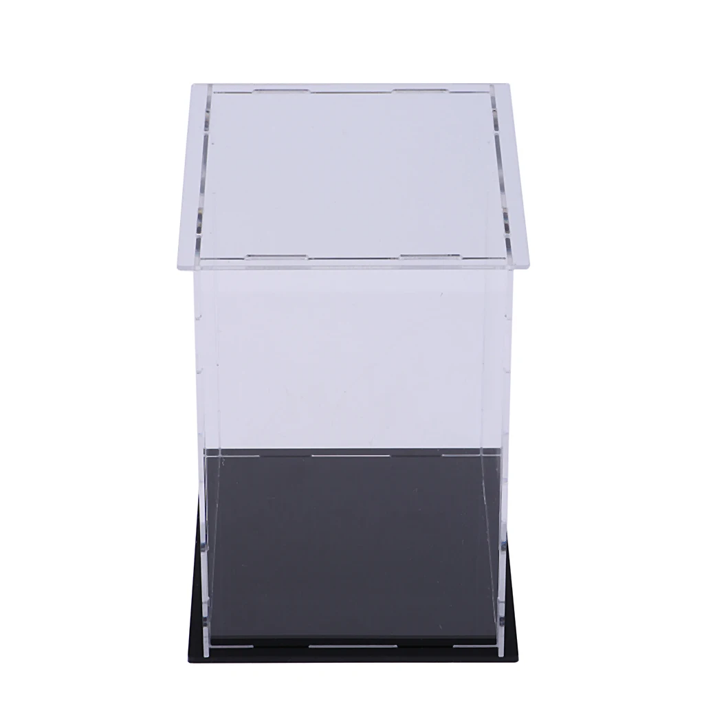 Прозрачный зеркальный чехол MagiDeal 13x10x15 см пылезащитный Showbox для фигурок Amiibo Funko POP|