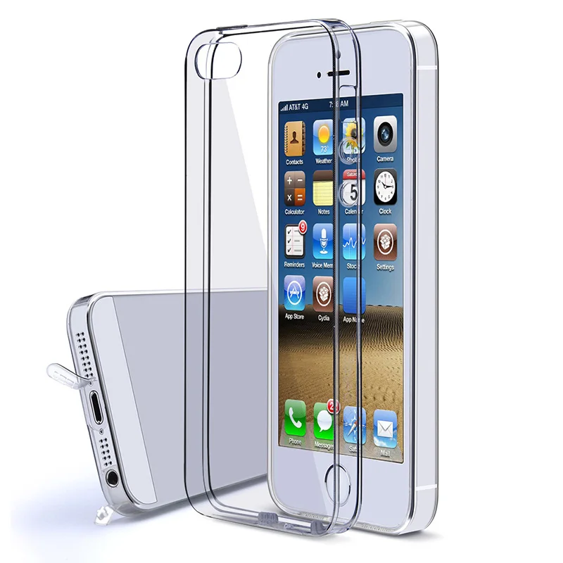 For Apple iPhone 5S Case Soft Silicone Cover 5 SE Luxury Transparent TPU Silicon Coque |