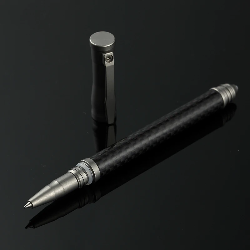 EDC Camp Tools титановая ручка из углеродного волокна для самозащиты тактическая