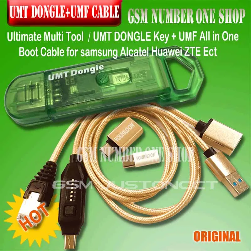 Новый оригинальный ключ UMT Dongle Key + umf все в одном кабель загрузки для Samsung Huawei LG ZTE