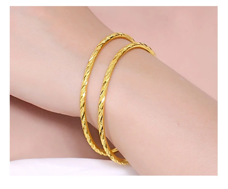 SFE браслет из чистого золота 24 к настоящий 999 цельный золотой браслет высококлассный красивый романтический, модный Классический ювелирный браслет Лидер продаж Новинка