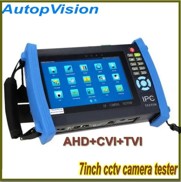 

7 Inch IPC-8600  IP Camera CCTV Security Tester IPC Tester ONVIF/ More IPCamera Cable/POEtest +AHD/HDCVI/HDTVI Camera Tester