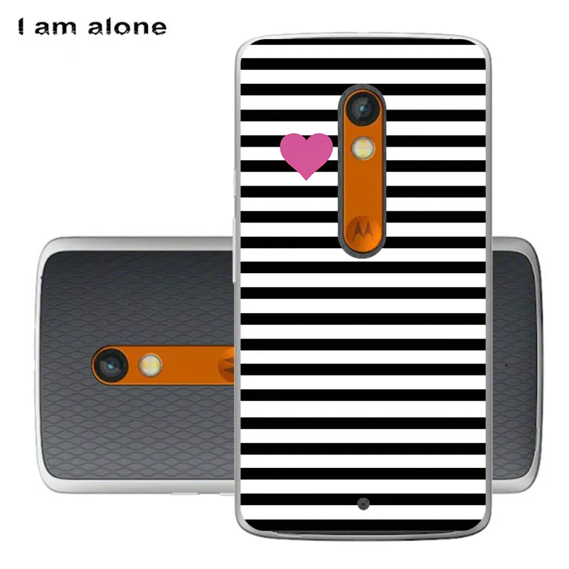 Чехлы для телефонов I am alone для Motorola Moto X Play, 5,5 дюймов, жесткий пластиковый мобильный Модный чехол с рисунком для Moto X Play - Цвет: PC HH44