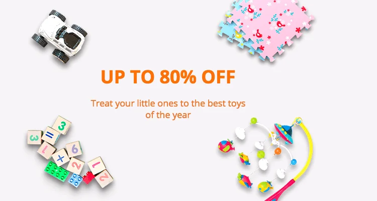 Up to 80% off: Treat your little ones to the best toys of the year!