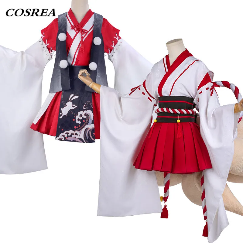 

COSREA Vocaloid Vsinger Cosplay Costume Yuezheng Ling Luo Tianyi Full Set Kimono Costumes Halloween Party For Adult Woman