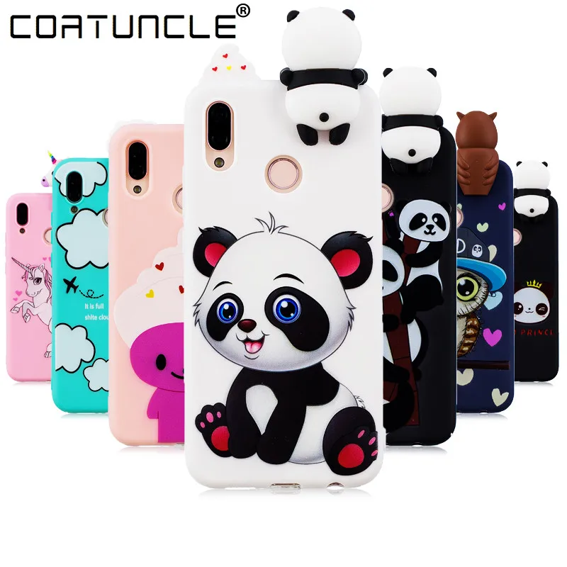 

Phone Cases For Fundas Huawei P20 Lite Case Soft TPU Candy Color panda Cartoon Back Cover for Coque Huawei P20 Plus Nova 3e Case