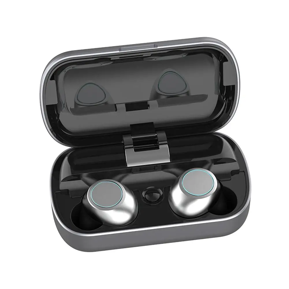 Mini T7 Bluetooth наушники TWS5.0 Беспроводная стереофоническая гарнитура-вкладыши автоматическое подключение стерео наушники для спорта бега
