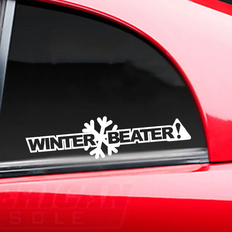 Winter Beater Grappige Auto Vrachtwagen Raamstickers Bumper Sticker Jdm