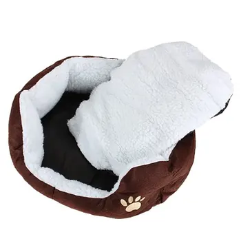 

Cart Basket Niche removable cushion House Bed For Dog Cat Pet Size S 46*42*15cm COFFE