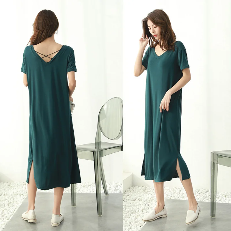 

women dress sweater dress plus size Polyester Casual Straight Solid Full Regular O-Neck women dress