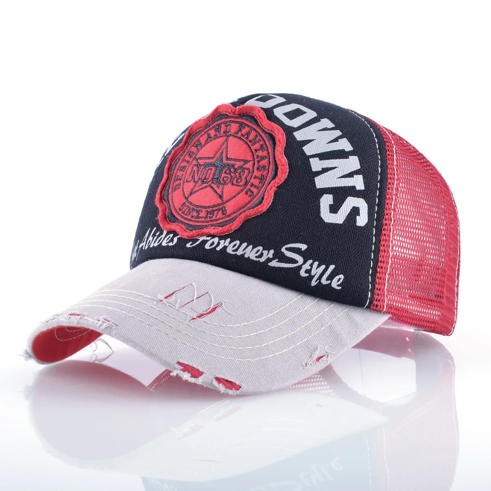 

Wholesale Unisex Animals Embroidery Baseball Caps Men/women Truck driver hat Street grid hip hop sun hat women peak cap