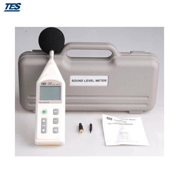 

Measurement level 30dB to 130dB TES-1359 Sound Level Meter