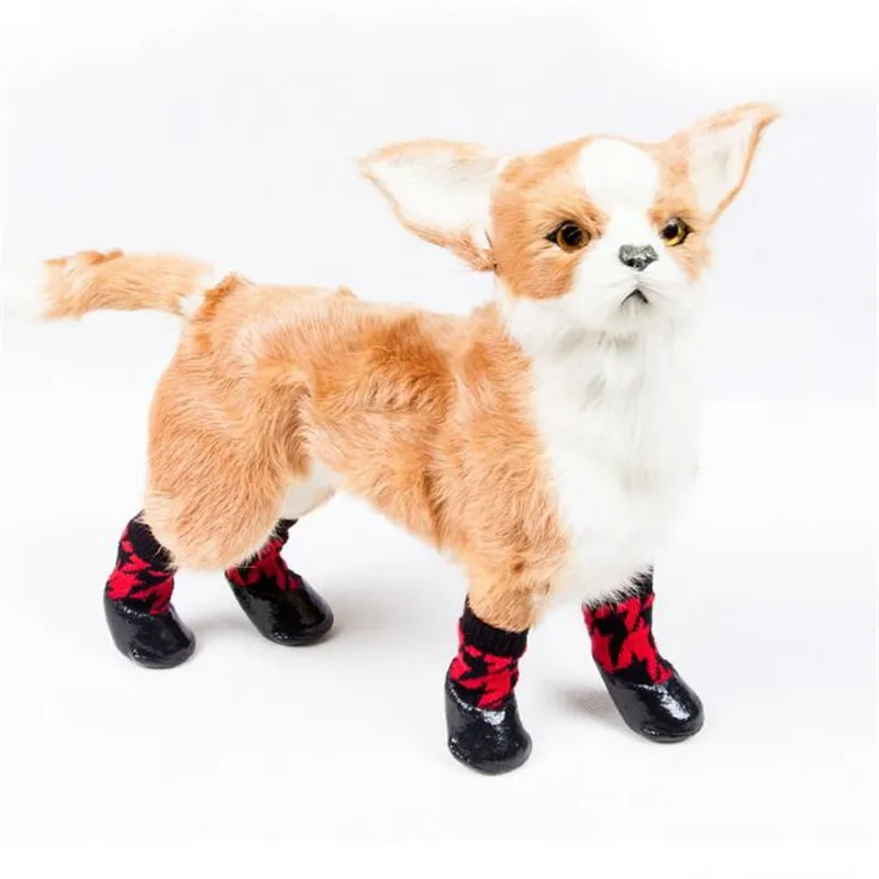 

Big Dogs Socks Waterproof Anti-slip Shoes Winter For Large Dog Labrador Pet Accessories 4 Colors Silicone Socks Pet Product Shop
