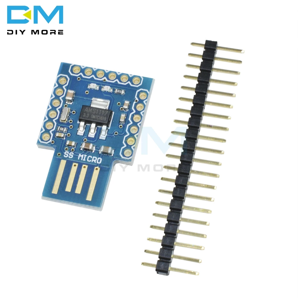 Pro Micro Mini SS Beetle виртуальная клавиатура ATmega32u4 модуль для Arduino 16 МГц 3 В 5 в IO UART I2C SPI PWM