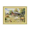 Cross Stitch Kit 11CT 14CT Printed Embroidered Handmade DIY Embroidery, beautiful farm chicken, sheep and cattle paintings ► Photo 1/5