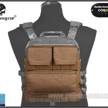 Emerson Back Pack на молнии Панель для AVS JPC2.0 CPC тактический жилет аксессуары посылка Coyote Brown EM9286E