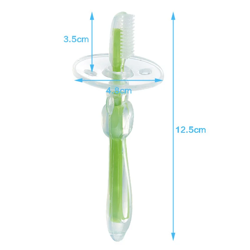 1Pcs Silicone Kids Teether baby Toothbrush Kids Teether Training Toothbrushes For Children Baby Infant Newborn Brush Tool