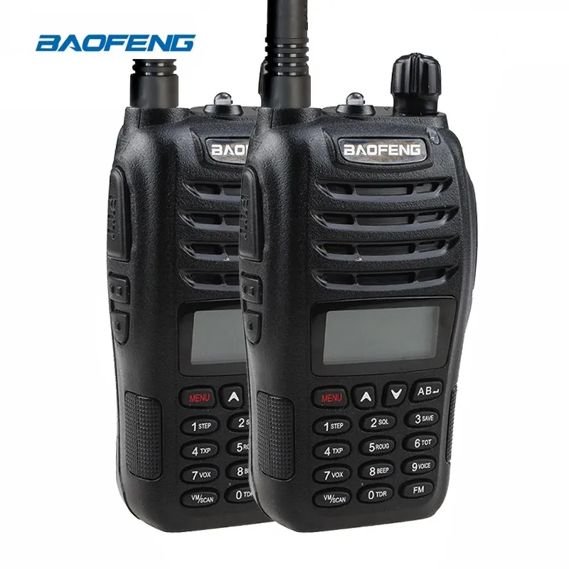 

2PCS Baofeng UV-B6 Professional Walkie Talkie Dual Band VHF UHF Flashlight Long Range Wireless Portable Programmable CB Radio