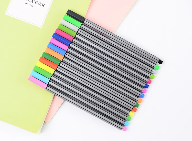 Marcadores de Arte Desenho para Anime Cores Tinta Caneta Pintura Quadrinhos Esboçar Arte Material Escolar Papelaria 36 5 pintura desenho para anime quadrinhos esboçar arte material escolar papelaria