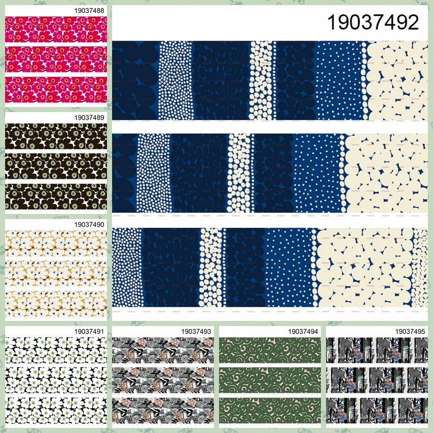 

10yards -different sizes -small flowers pattern ribbon printed Grosgrain ribbon 19037488
