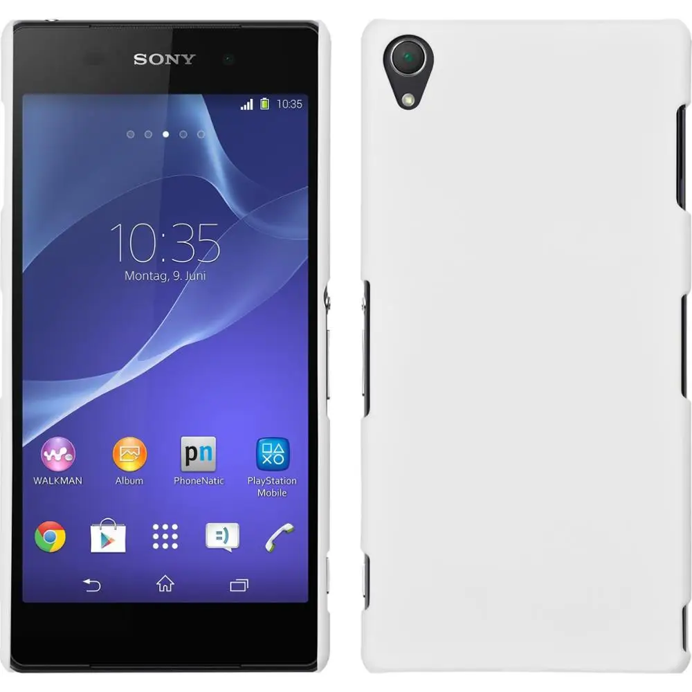 Жесткий матовый чехол для Sony Xperia X XA Ultra X Performance Z Z1 Z2 Z3 Z5 Compact M2 M4 Aqua M5 C4 C5 T2 T3 E5 E4 - Цвет: Белый