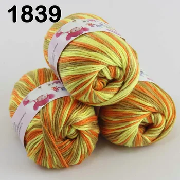 

Sale Lot of 3 balls x 50g (147y) Cashmere Silk velvet Hand knitting Yarn 39