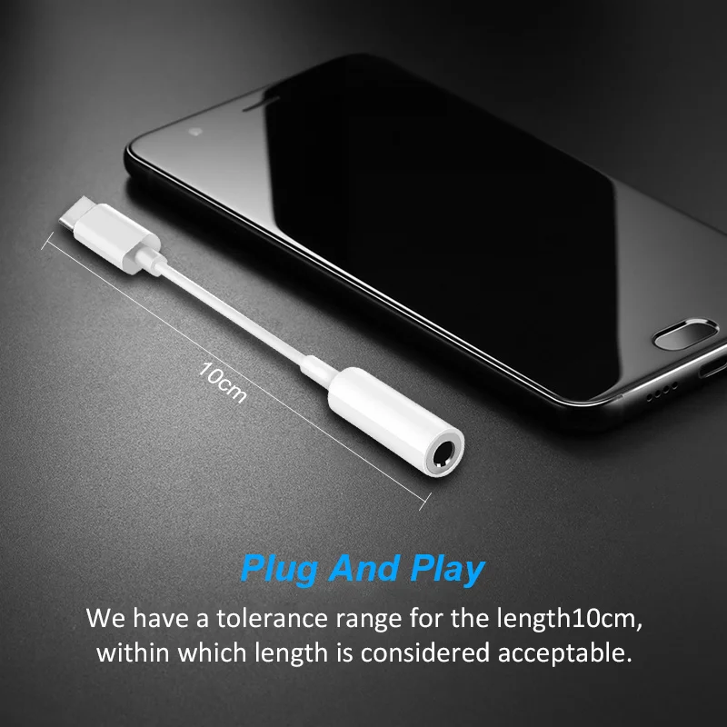 

Newest FFFAS Type-C To 3.5mm Earphone Audio Cable Music Port Adapter Usb 3.1 Type C 3.5 AUX Jack for Letv 2 Pro 2 Max2